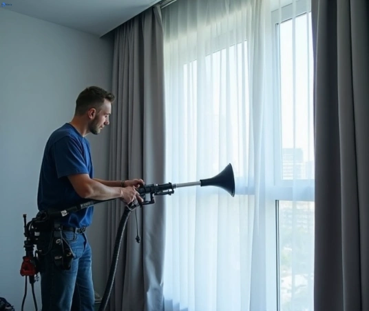 Professional curtain stain removal process equipment Matty Curtain Cleaning exford-vic